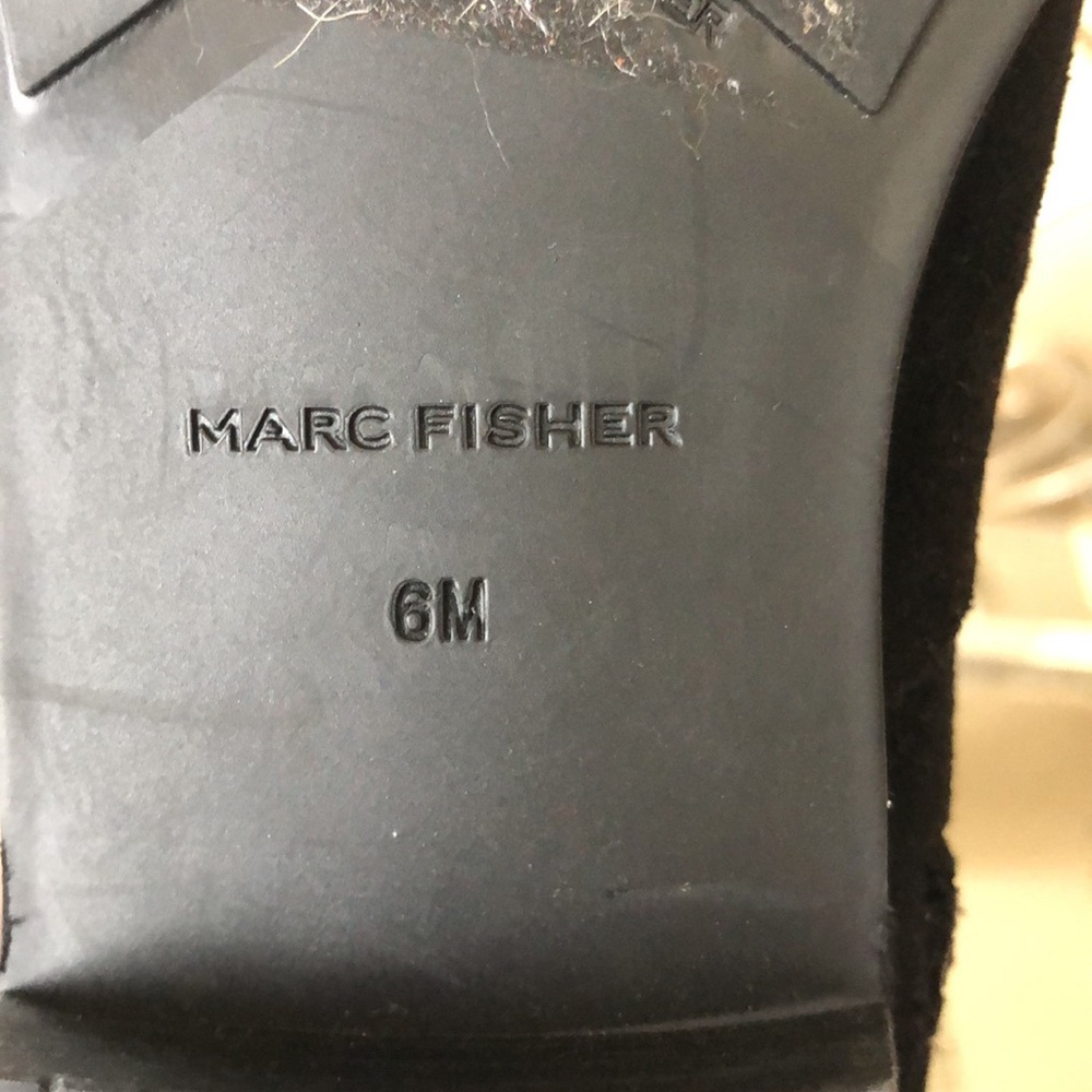 MARC FISHER Black Flat Over the Knee Boots - Picture 7 of 14